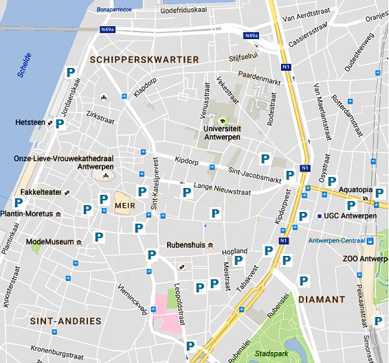 Parking Antwerp Cheap car parking Spots Free Advice