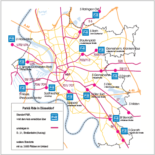 parking P+R dusseldorf