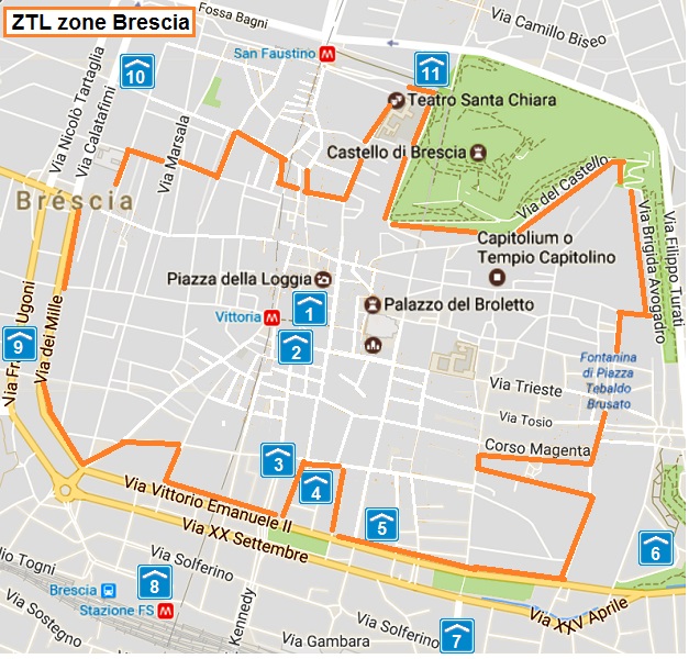 parking brescia